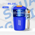 Japanese style 316 stainless steel portable coffee cup under 50mL capacity in blue colour