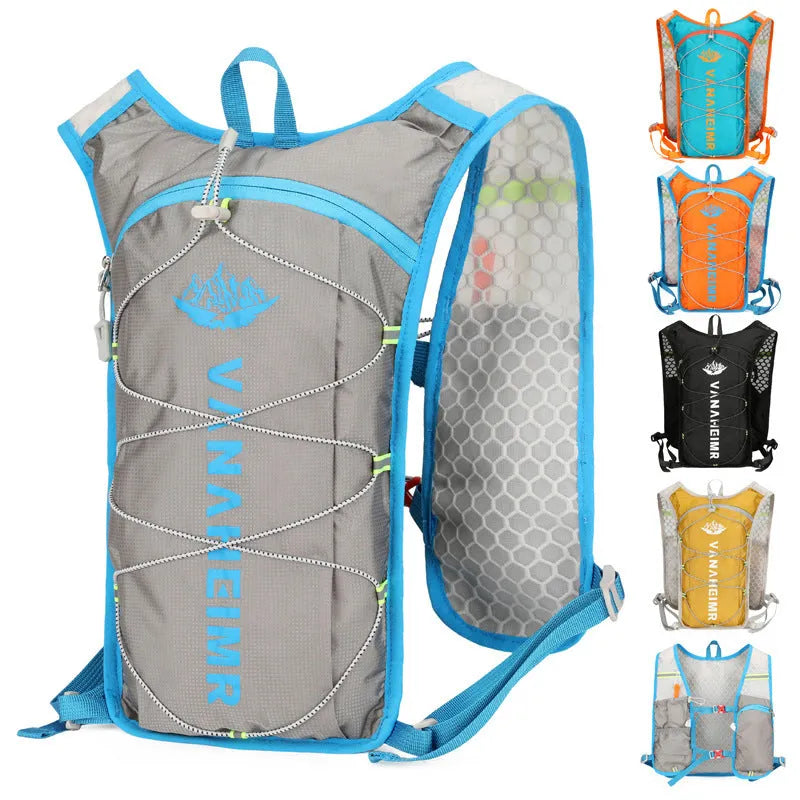 Ultra-light waterproof cycling backpack with air pillow belt in multiple colour options