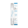 Pet dental care brush kit showing 12.5cm long applicator brush and 3ml dental gel tube for dog and cat teeth cleaning