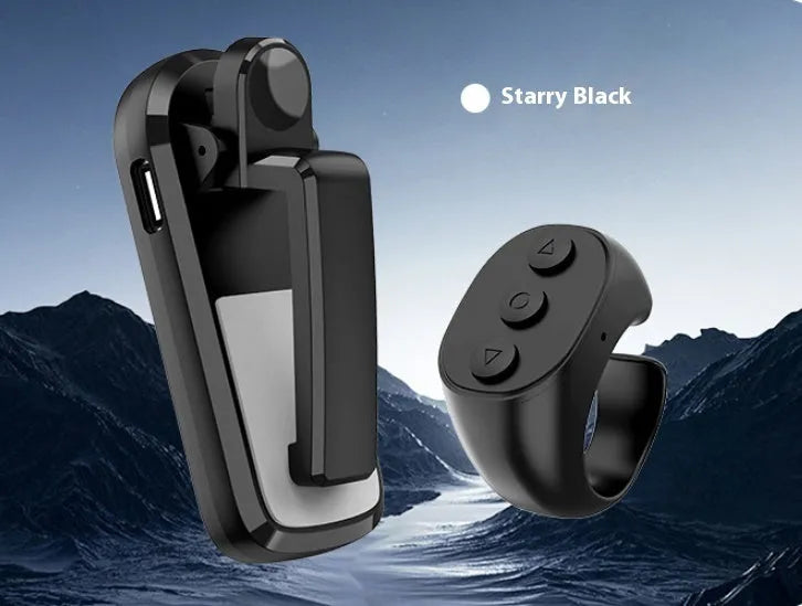 Smart wireless age-turner remote control and clicker set in black white or pink ABS plastic