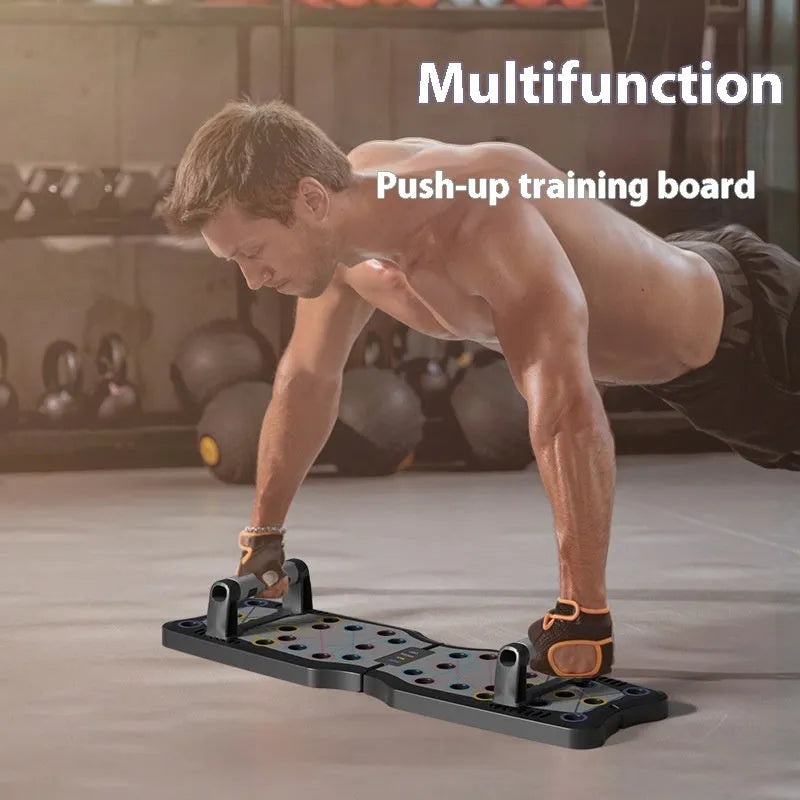 ABS push up support plate fitness equipment for pectoral, shoulder, latissimus dorsi and triceps training