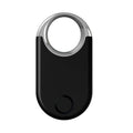 Compact black and white GPS tracking device for pets and children with USB port