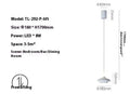 Modern minimalist adjustable bedside pendant light in Nordic style, 110V, shown in Moon White or Obsidian Black for bedroom or dining room.
