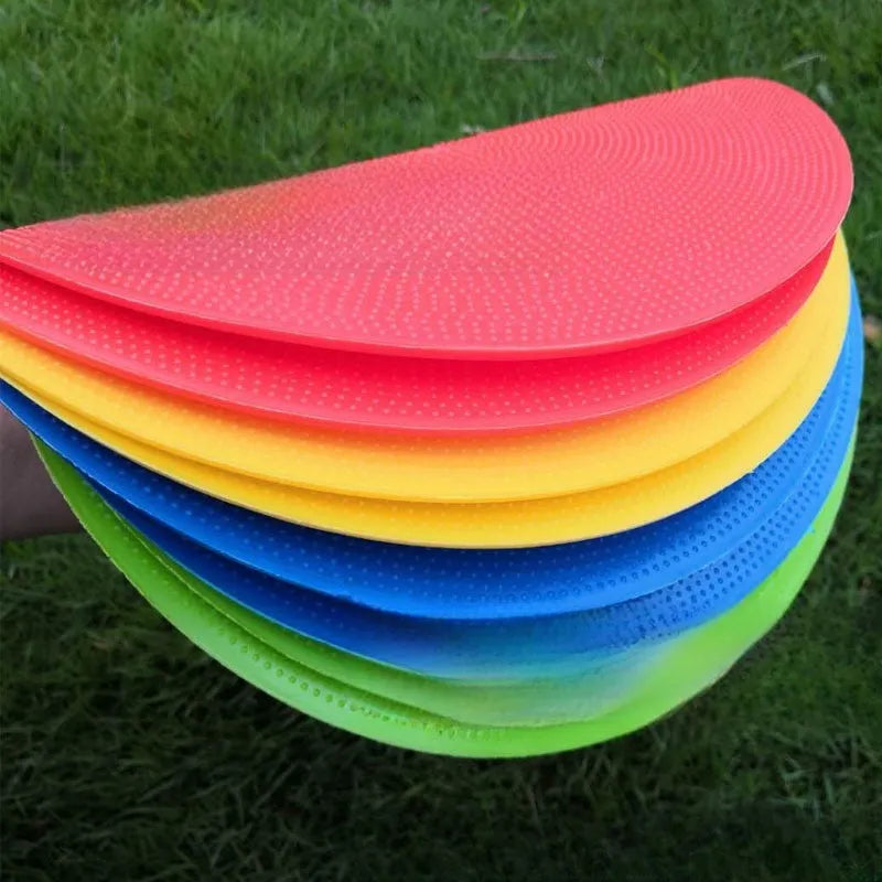 Football training target disc in multiple colours for foot basket row sports accuracy practice