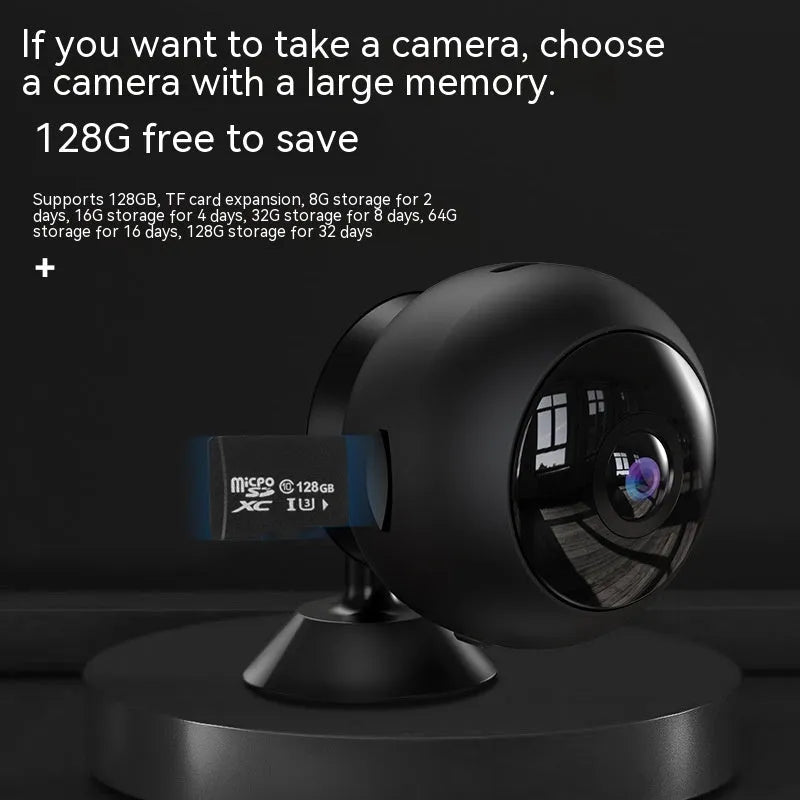 Wireless WIFI surveillance camera with 1080p resolution and ABS material housing