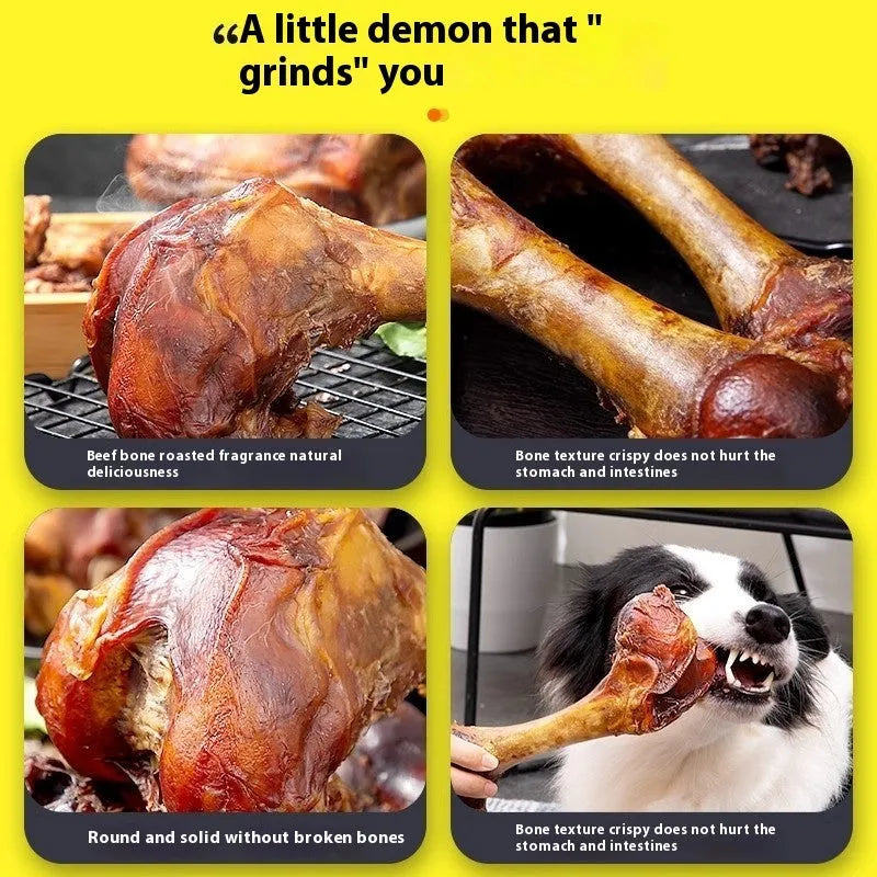Roasted ox bone flavour dog dental chew stick for teeth cleaning and training