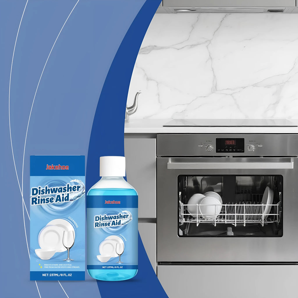 237mL dishwasher detergent aid bottle for stain and oil removal on kitchenware
