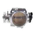 Aluminium alloy throttle body for Honda K20A engine with 70mm bore in black or silver finish.