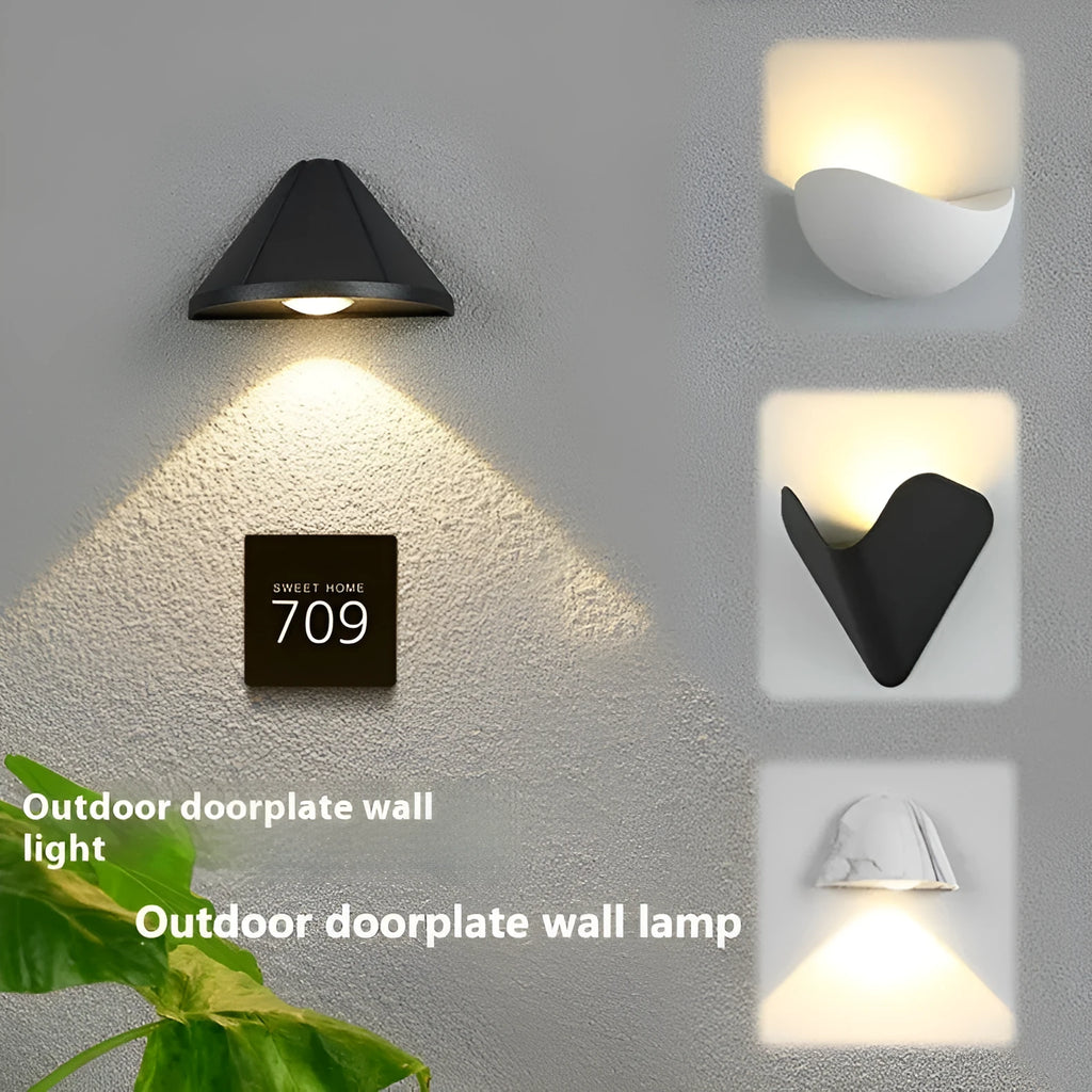 Black Bird's Nest design aluminium alloy waterproof LED lamp for courtyard or bedroom.