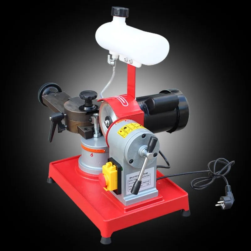 Xiao Mowang manual gear grinding machine for sharpening alloy circular saw blades on workbench