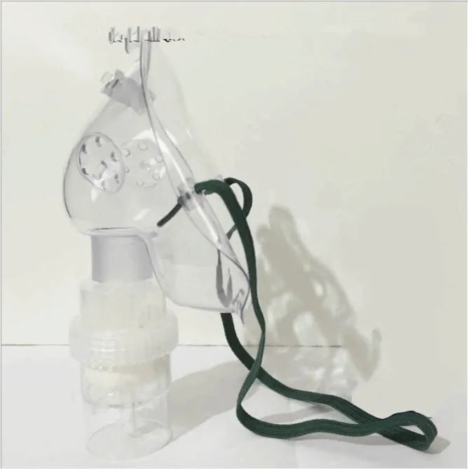 Soft rubber mask aid for securing protective face coverings.