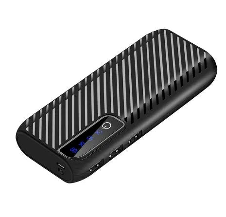 20000mAh portable mini power bank in multiple colours showing compact dimensions