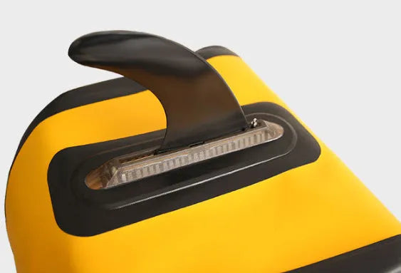 Heytur YQ310 SUP paddle removable water dispenser fins with large fish design on plastic construction