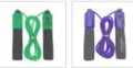 Adjustable 3 metre fitness jump rope with foam handles in multiple colour options