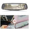 Black car driving recorder mounted on rearview mirror with 4.3-inch display and 170° wide angle lens.