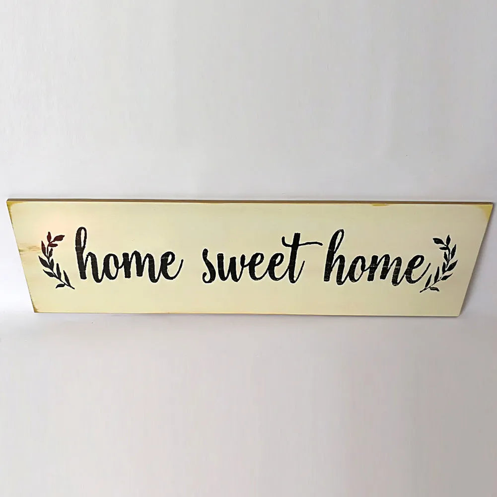 Wood carving pendant wall ornament in black or white, measuring 40cm long by 12cm wide