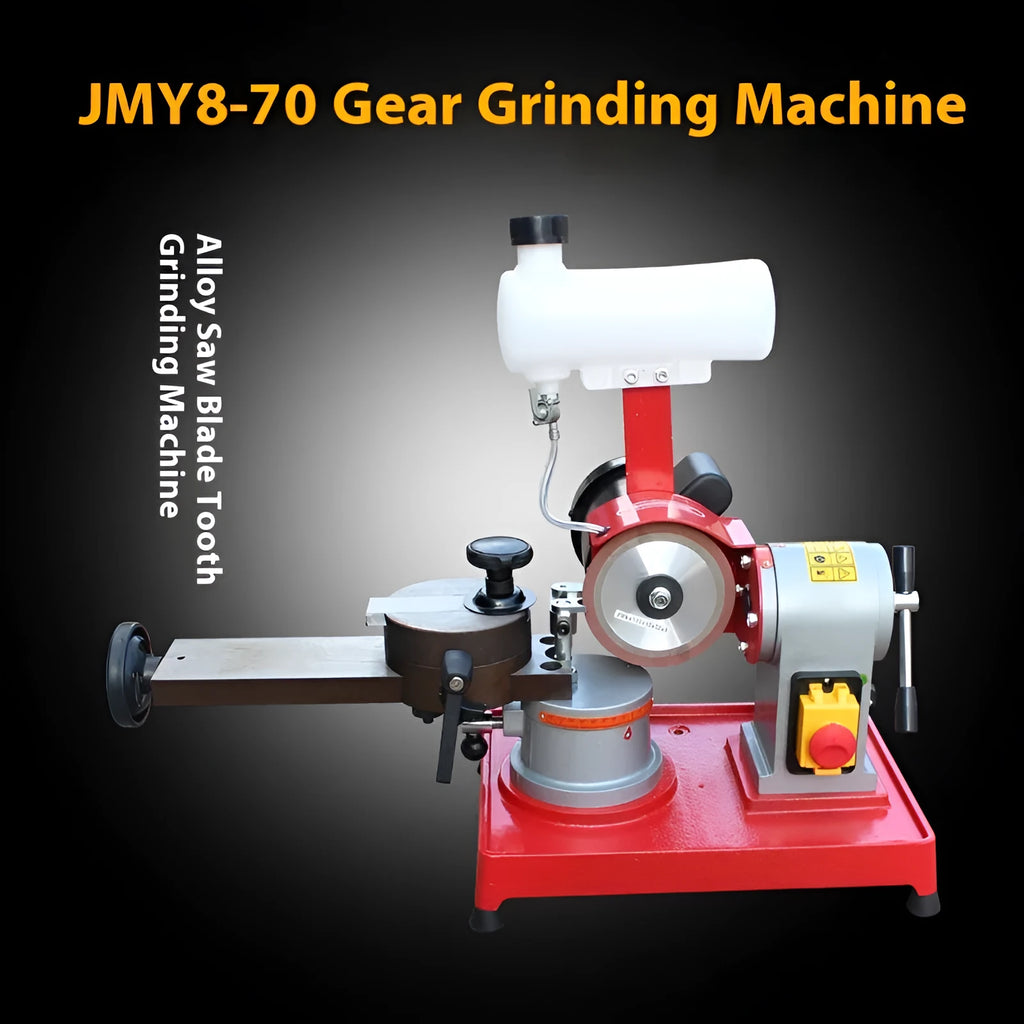 Xiao Mowang manual gear grinding machine for sharpening alloy circular saw blades on workbench