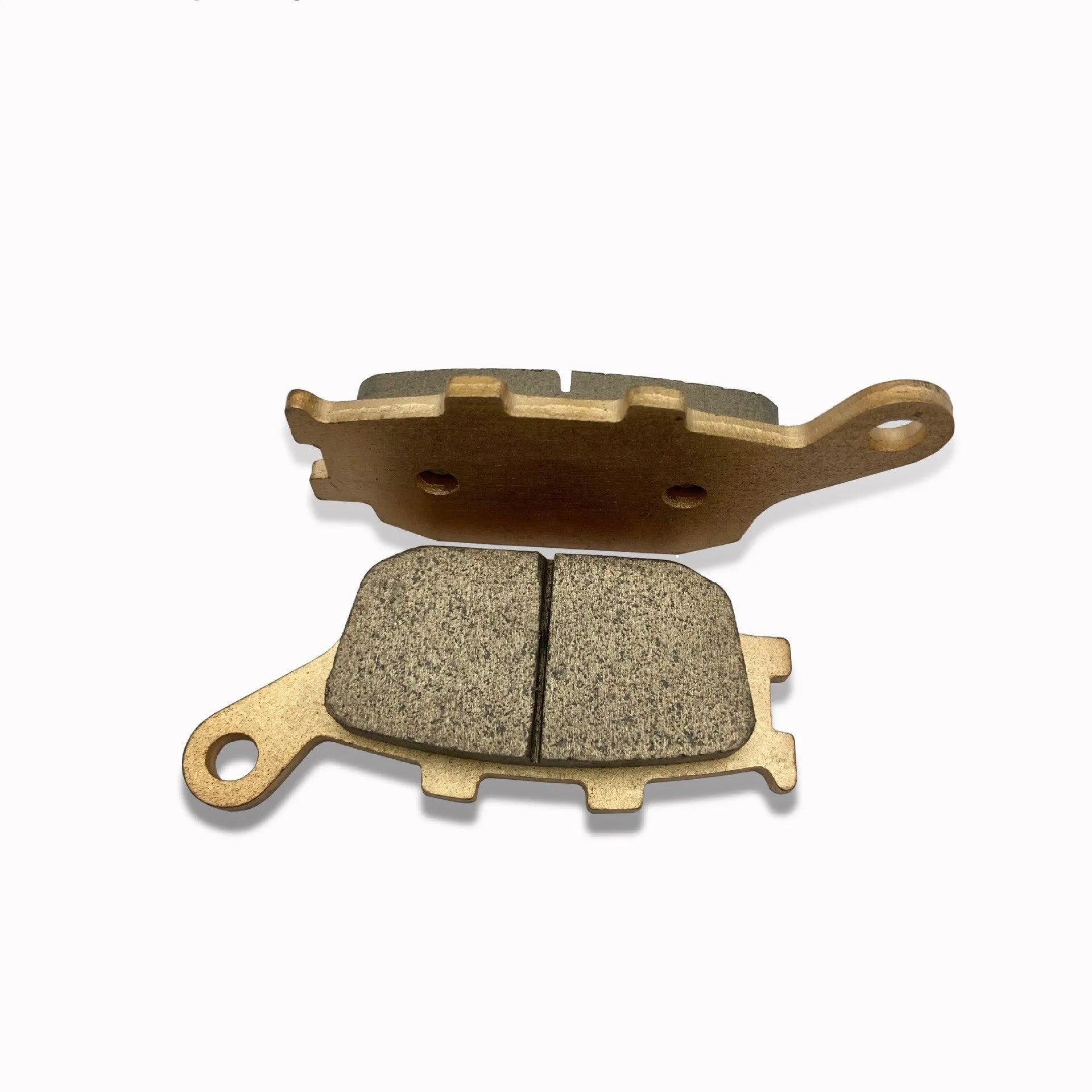 Set of asbestos-free sintered metal motorcycle brake pads for Honda CBR954RR rear wheel.