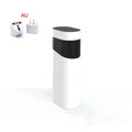 Black and green desktop instant water dispenser with adjustable temperature control and compact design.