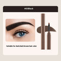 Double-headed eyebrow cream cosmetic in choice of five colours for brow shaping.