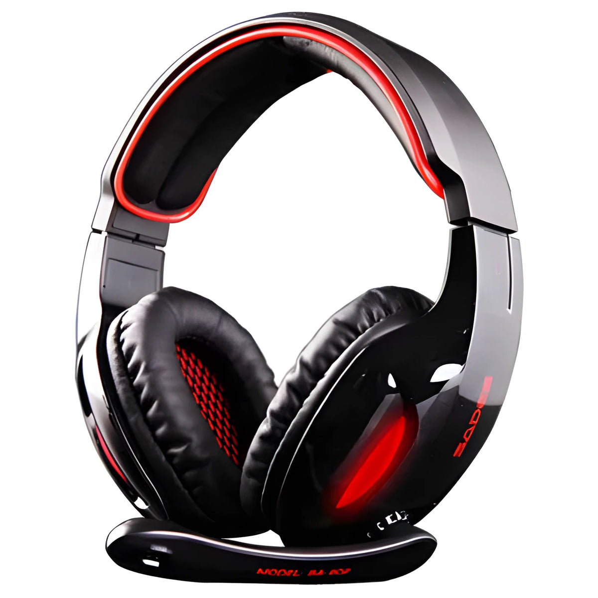 Black SADES SA 902 Hero Alliance USB gaming headset with over-ear design for PC computer use