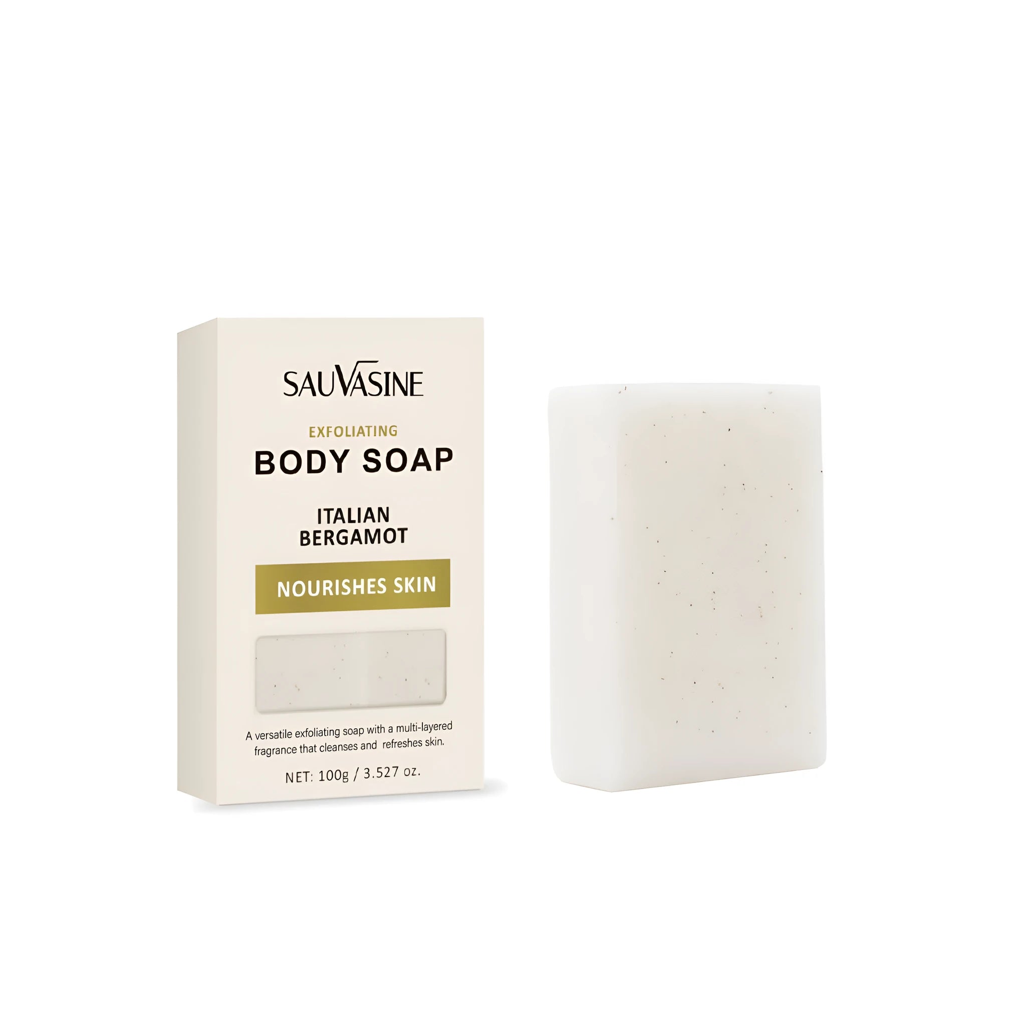 Exfoliating moisturising body soap for adult universal skin types SWX-A386