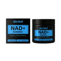 Green super food soft candy gummies in bottle with NAD and nicotinamide nucleoside supplement