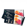 Set of gouache paint tubes in 12, 18, or 24 colours with 5ml or 12ml sizes