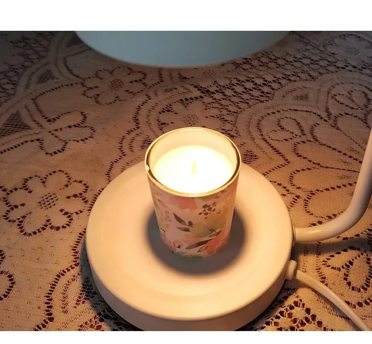 European-style aromatherapy wax lamp with dimmer switch in white or yellow colour