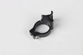 Black aluminium alloy vehicle clamp ring with 28.6mm diameter for steel frame fastening