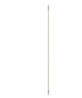 Flexible chimney cleaning brush with nylon bristles, extended to 600mm length for duct and pipe cleaning.
