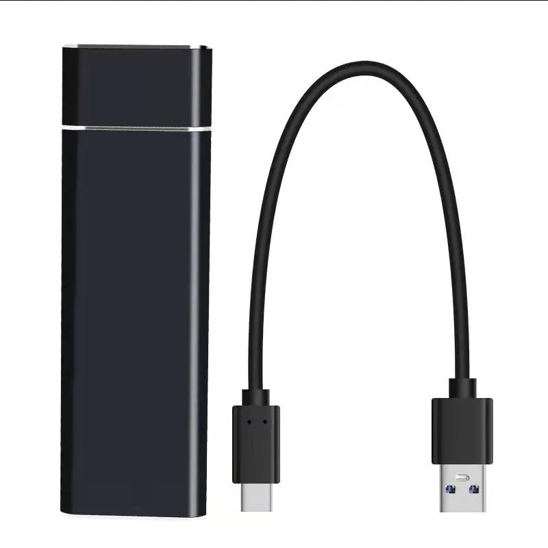 High-speed 6TB SSD mobile hard disk with metal shell in black, blue, orange, red, and silver colour options