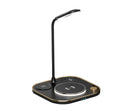 Three-in-one wireless magnetic charging desk lamp in black, green or white with 15W fast charging
