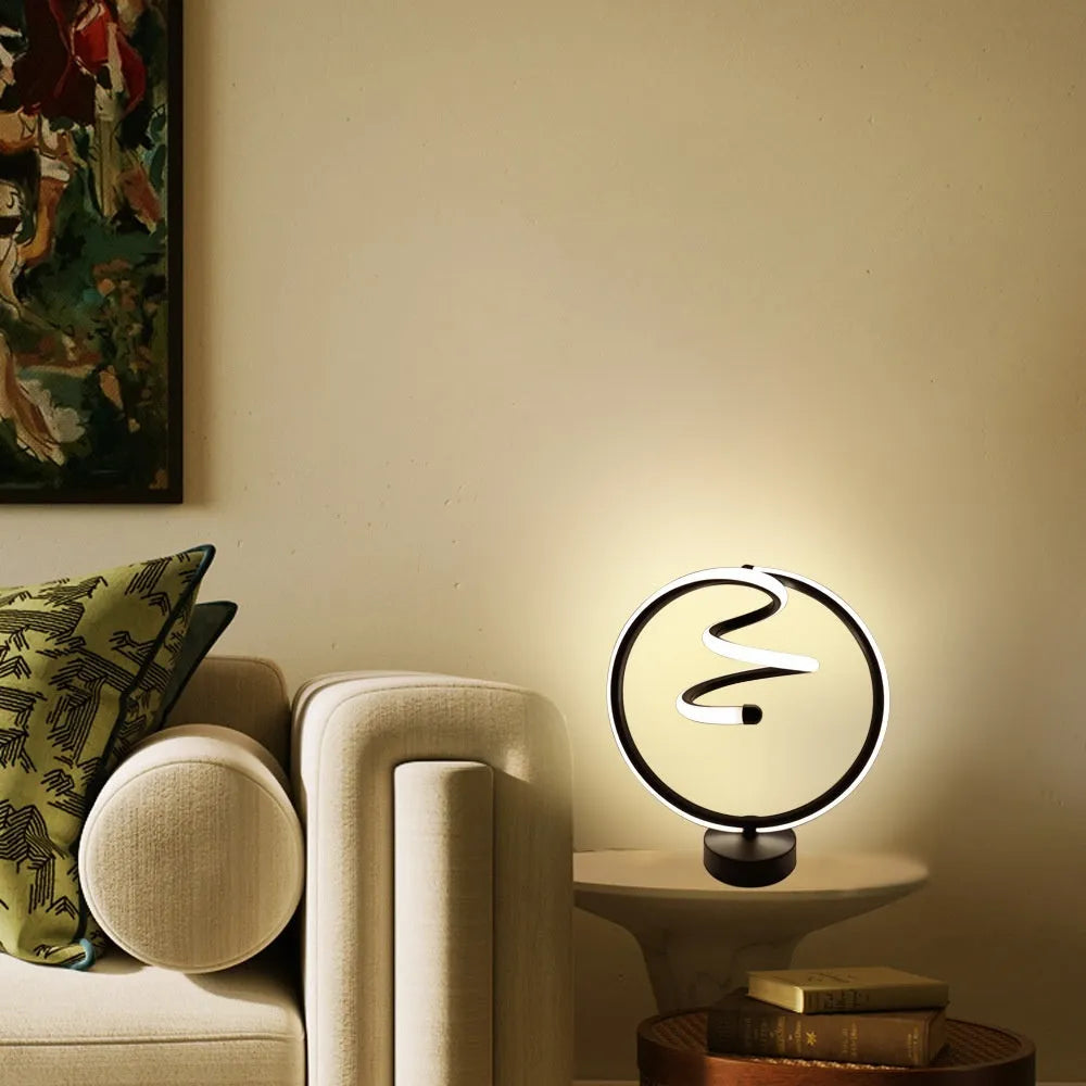 Black Bluetooth remote control musical note LED light with RGB colour strip.