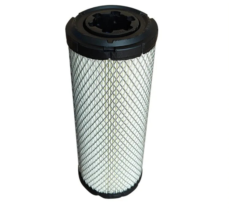 Donaldson 1027 air filter with straight head and elbow fitting options showing dimensions