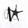 Black football juggling belt with a 2-metre cord for solo training drills.