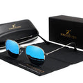 Men's classic retro sunglasses with round frames in multiple colour options