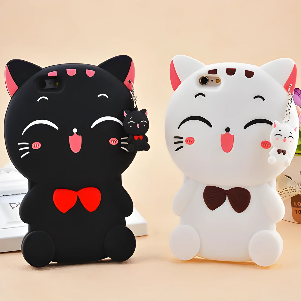 Soft silicone phone case showing edge-proof design, compatible with Samsung and iPhone models.