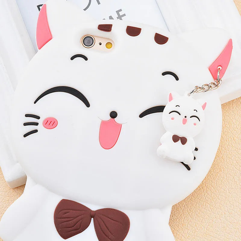 Soft silicone phone case showing edge-proof design, compatible with Samsung and iPhone models.