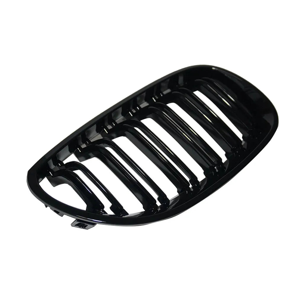 BMW 5-Series black carbon fibre shield grille for E60 E66 2004-2009 models