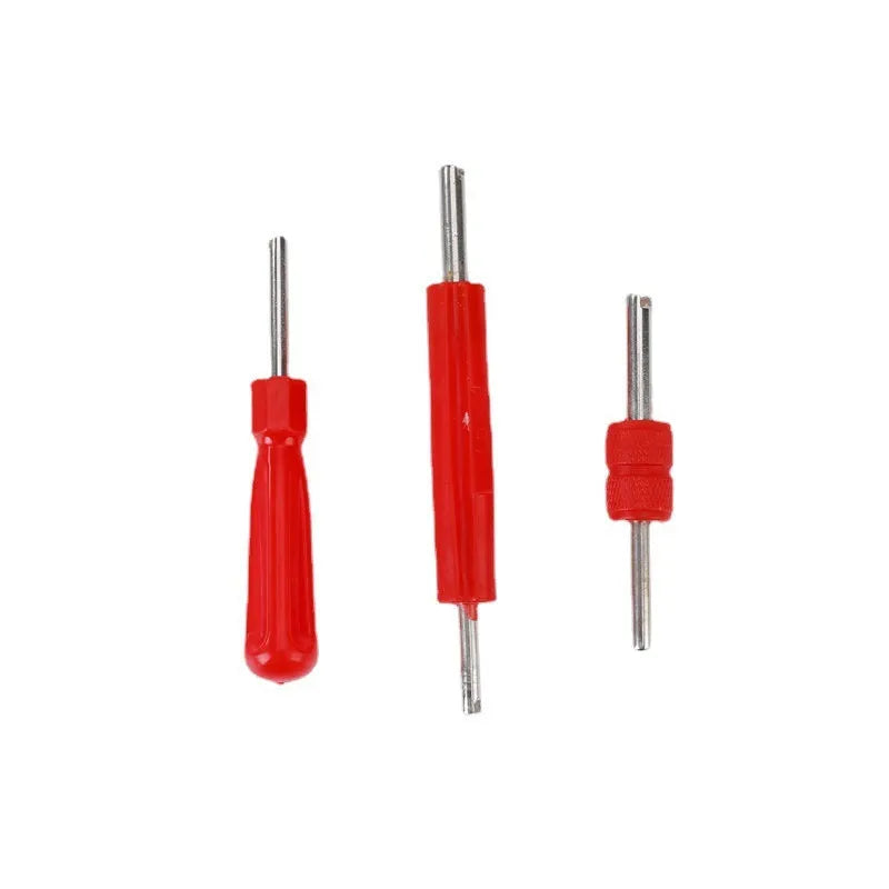 Aluminium alloy single-head twist valve wrench on a workbench