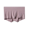 One-piece seamless modal men's underwear in a solid colour with a mid waist design.