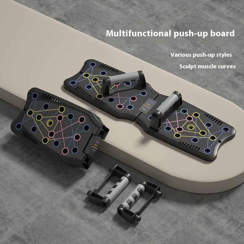 ABS push up support plate fitness equipment for pectoral, shoulder, latissimus dorsi and triceps training