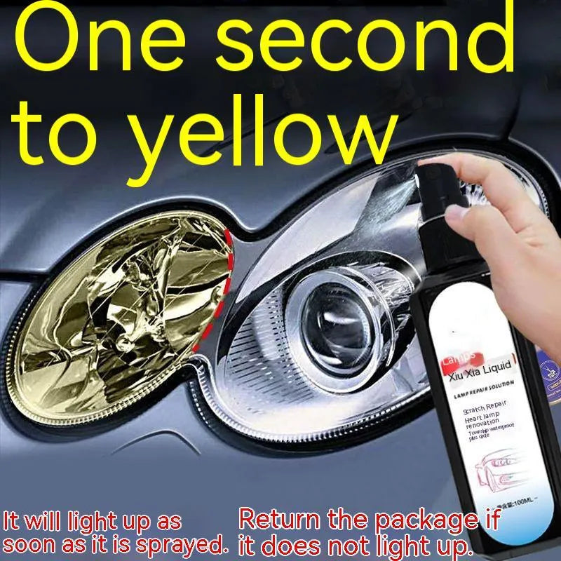100ml bottle of car headlight restoration liquid for polishing foggy plastic lenses