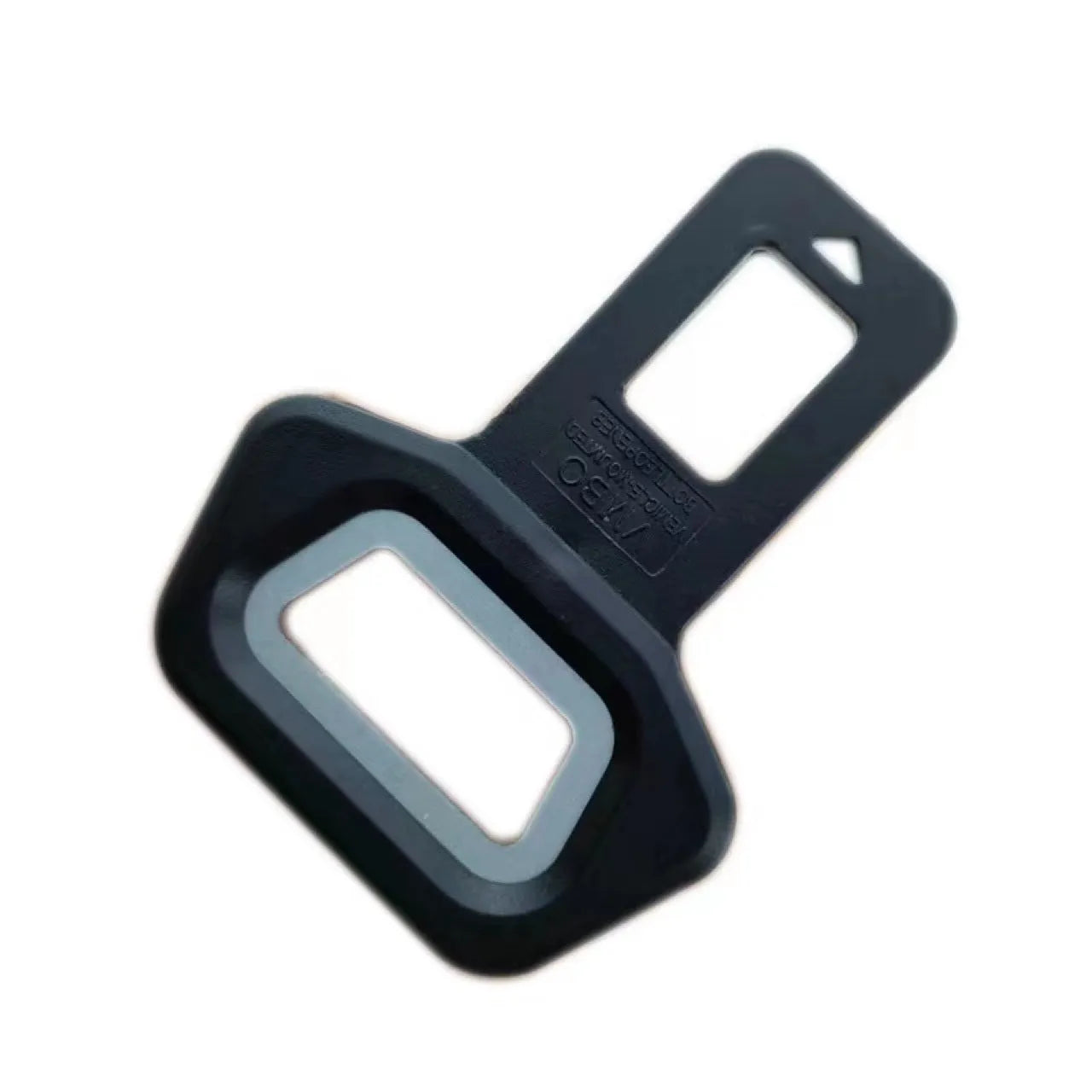Frosted carbon fibre aluminium alloy lock tongue buckle bottle opener key chain measuring 2.1cm.