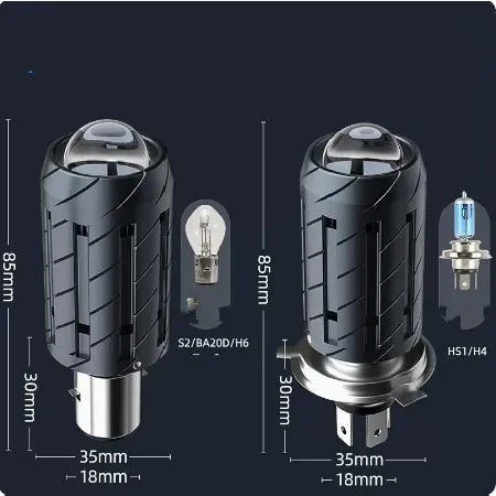 Chunfeng motorcycle LED headlight conversion kit with lens for Spring Wind 150NK models