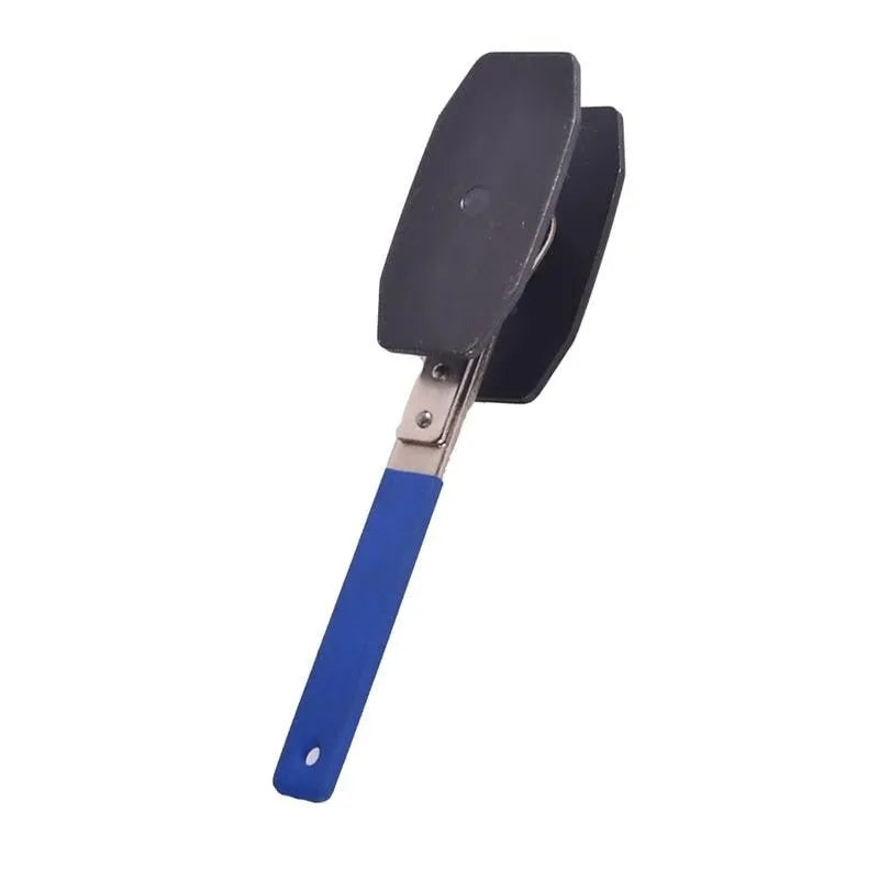 Brake caliper press tool with ratchet, stainless steel, 270mm length, black, for single twin quad pistons