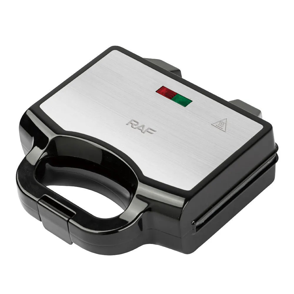 Double side heating sandwich machine 850W in R.585T colour, 25.4 x 11.4 x 25.5cm breakfast maker for toasted bread.