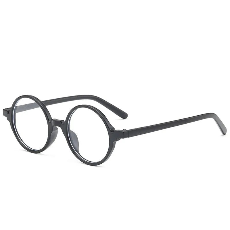 Artistic retro round glasses with PC frame in four colour options for Instagram style