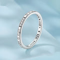 Silver Moss Password I Love You ring with oxidised black finish showing engraved text